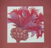 Thea Gouverneur: Crimson Flower ~ Cross Stitch Chart