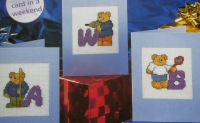 Men's Hobbies Teddy Bear ABC Alphabet ~ 26 Cross Stitch Charts