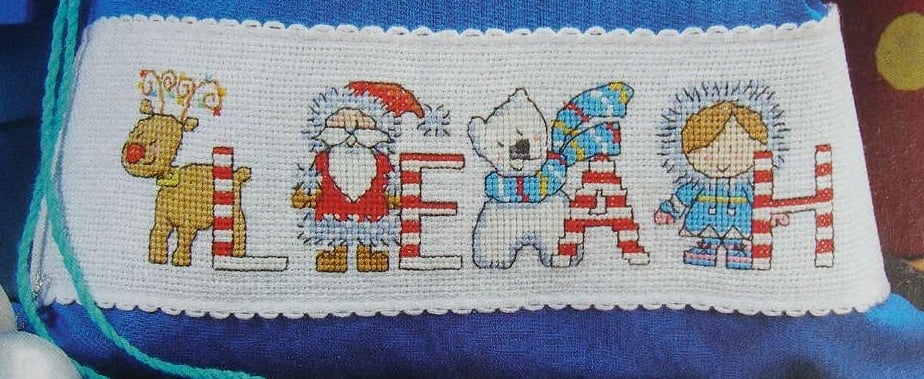 Arctic Creatures Christmas ABC Alphabet Cards ~ 26 Cross Stitch Charts