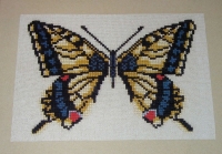 Swallowtail Butterfly ~ Cross Stitch Chart