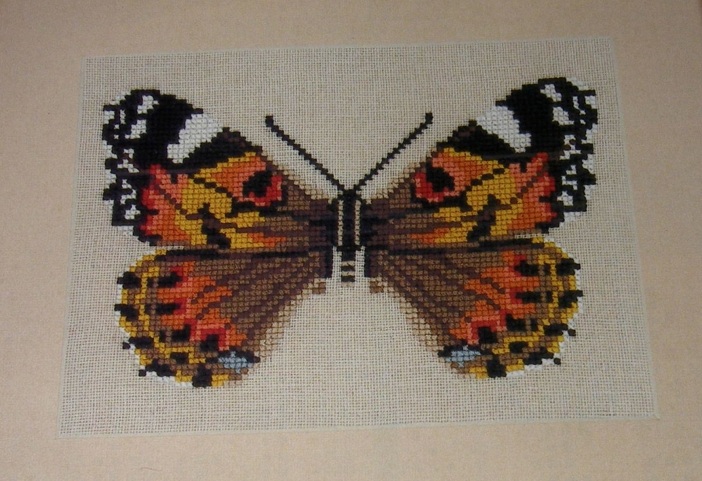 Painted Lady Butterfly ~ Cross Stitch Chart