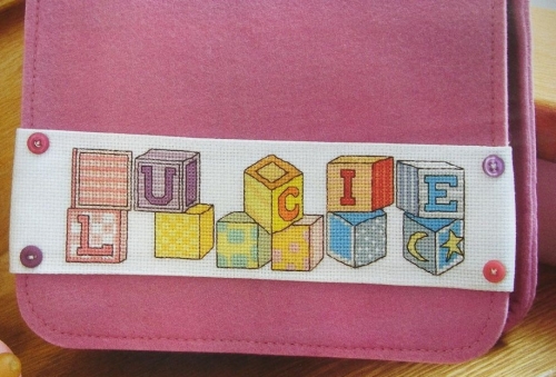 Toy Blocks ABC Alphabet ~ 26 Cross Stitch Charts