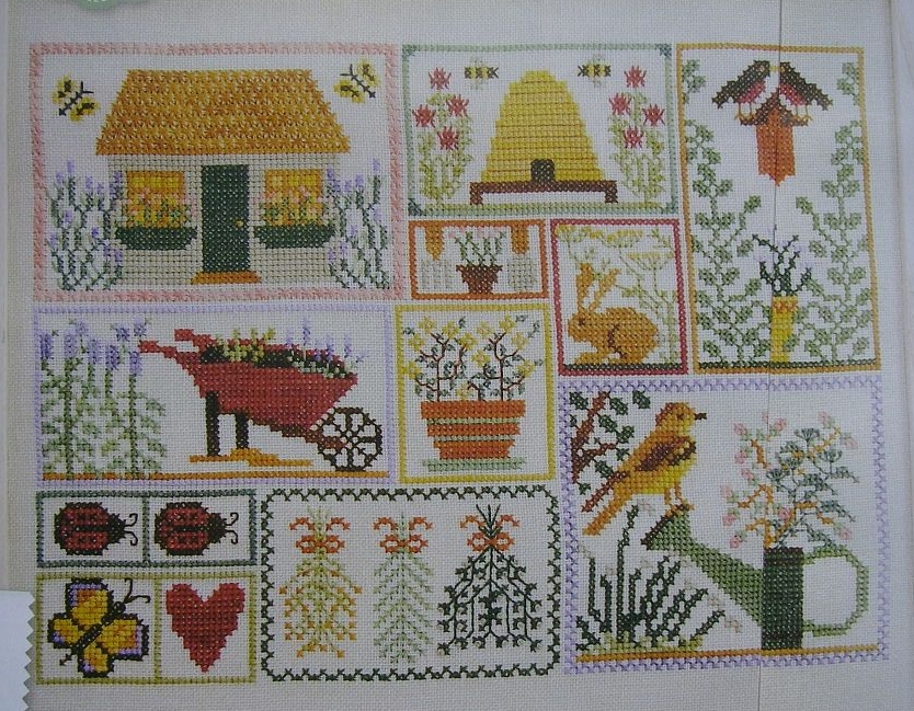 Spring Garden Sampler ~ Cross Stitch Chart