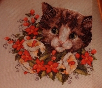 Zweigart Cat: Lily ~ Cross Stitch Chart