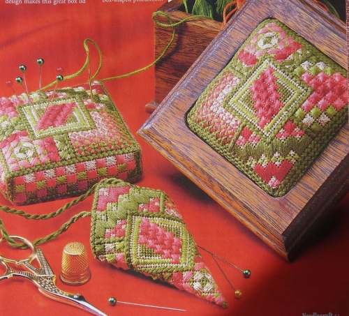 Canvaswork Stitch Sampler Needlework Items ~ Needlepoint Pattern