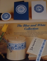 Blue & White Circular Cards Bandings & Bookmarks ~ Cross Stitch Charts