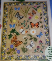 Wildflowers & Butterflies Sampler ~ Cross Stitch Chart
