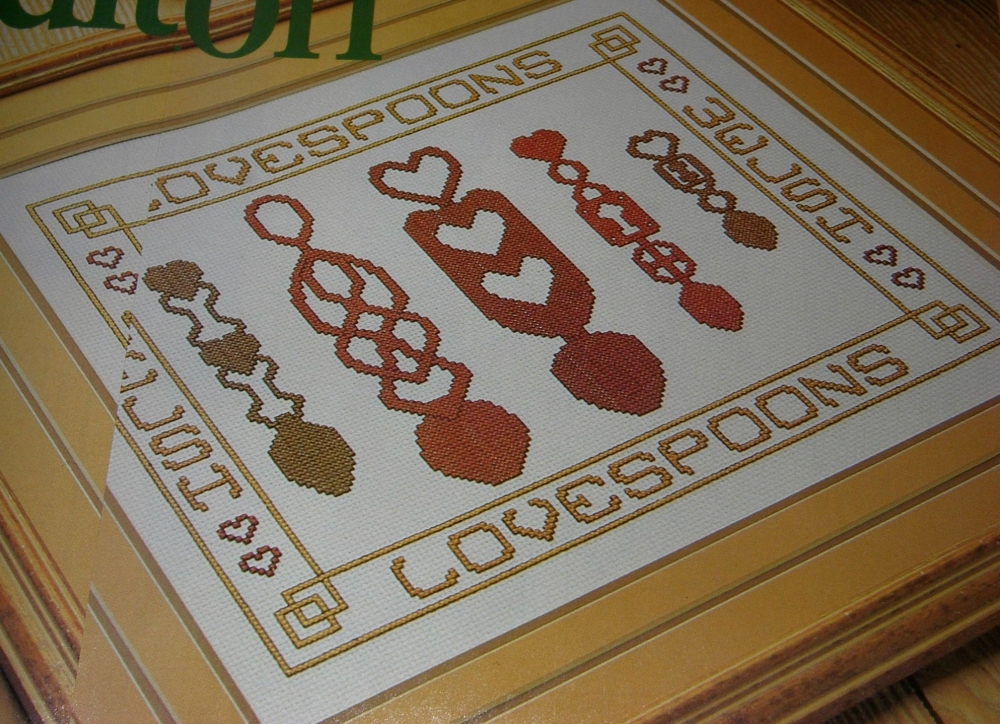 Welsh Lovespoons Love Spoons Cross Stitch Charts Patterns For Sale
