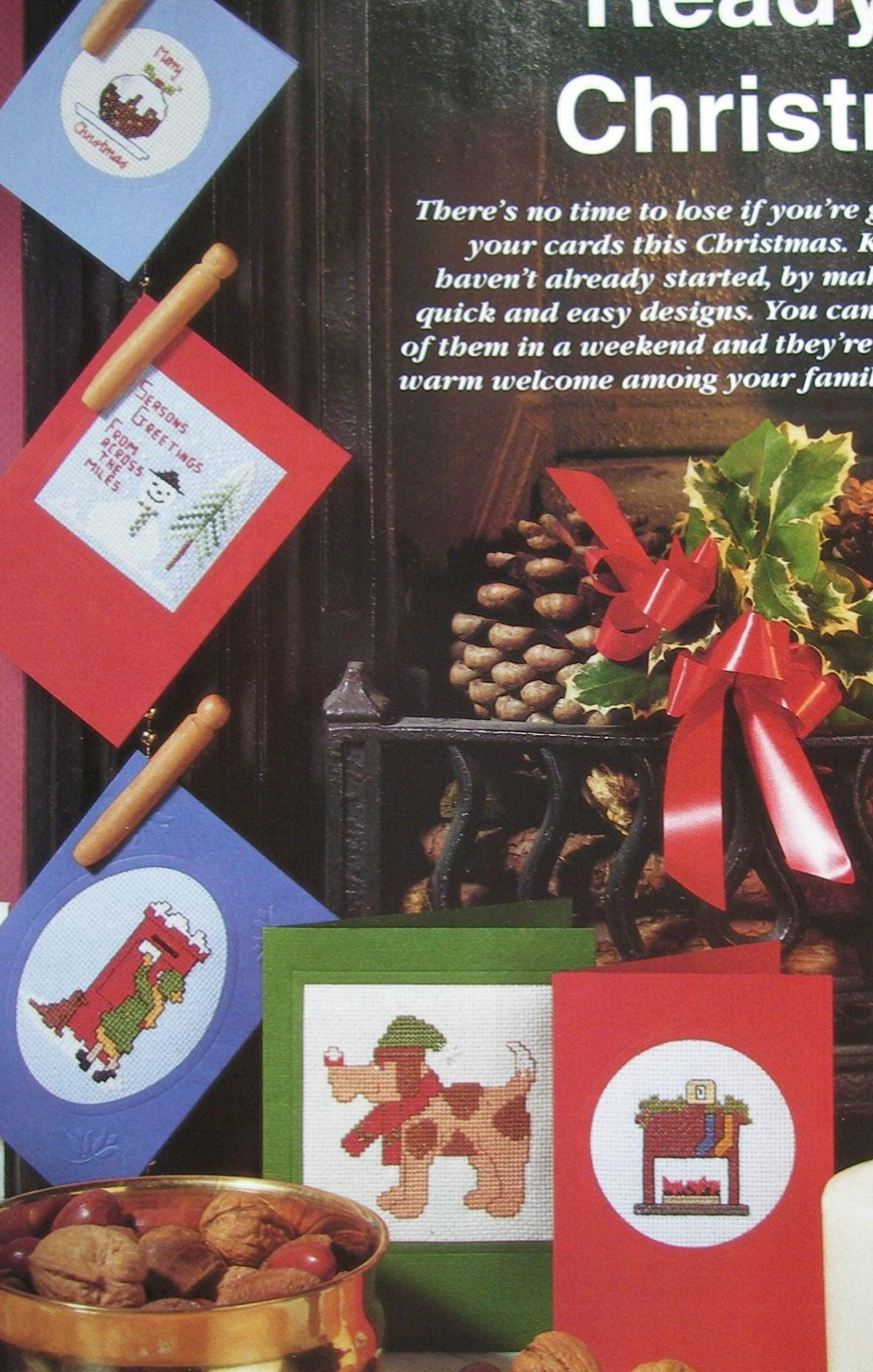 Five Christmas Cards ~ Cross Stitch Charts