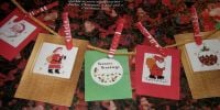 Six Christmas Cards ~ Cross Stitch Charts