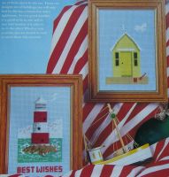 Beach Hut and Lighthouse ~ Two Cross Stitch Charts