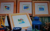 Four Waterfront Scenes ~ Cross Stitch Charts