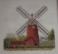 Brick Tower Windmill ~ Cross Stitch Chart
