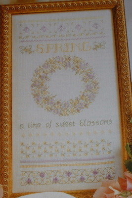 Spring Band Sampler ~ Counted Thread Pattern