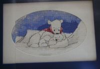 Polar Bears at Night ~ Cross Stitch Chart
