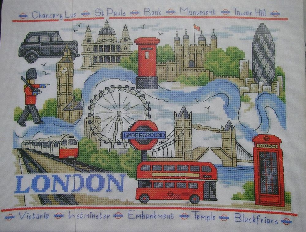 Landmarks of London ~ Cross Sttich Chart