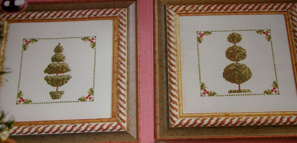 Topiary Trees ~ Two Cross Stitch Charts