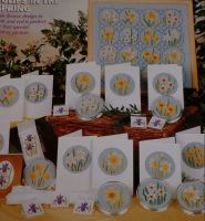A Sampler of 16 Daffodils ~ Cross Stitch Chart