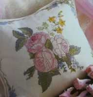 Summer Flowers Cushion ~ Cross Stitch Chart