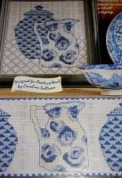 Blue & Cream China ~ TWO Cross Stitch Charts