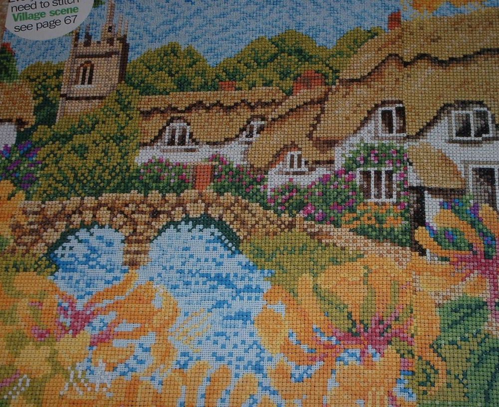 Honeysuckle Village ~ Cross Stitch Chart