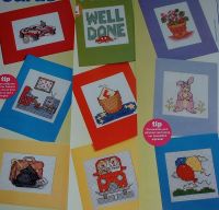 Male, Driving Test & General Cards ~ Twelve Cross Stitch Charts