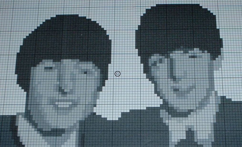 John Lennon & Paul McCartney ~ Cross Stitch Chart