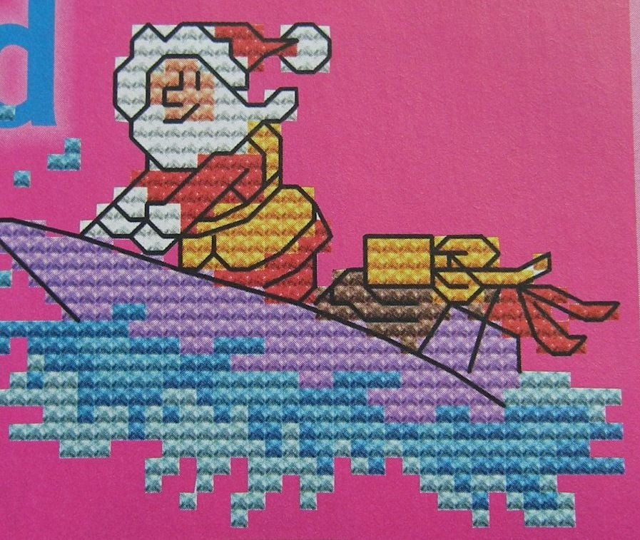 Santa's Journey on Christmas Eve ~ Ten Cross Stitch Charts