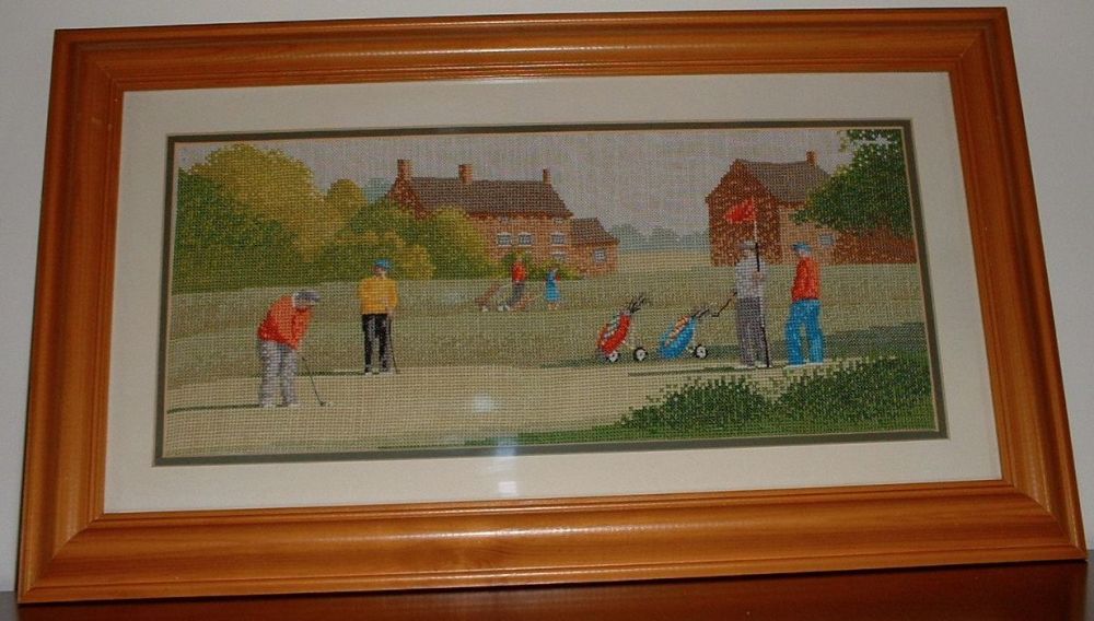 John Clayton: Golfing ~ Cross Stitch Chart