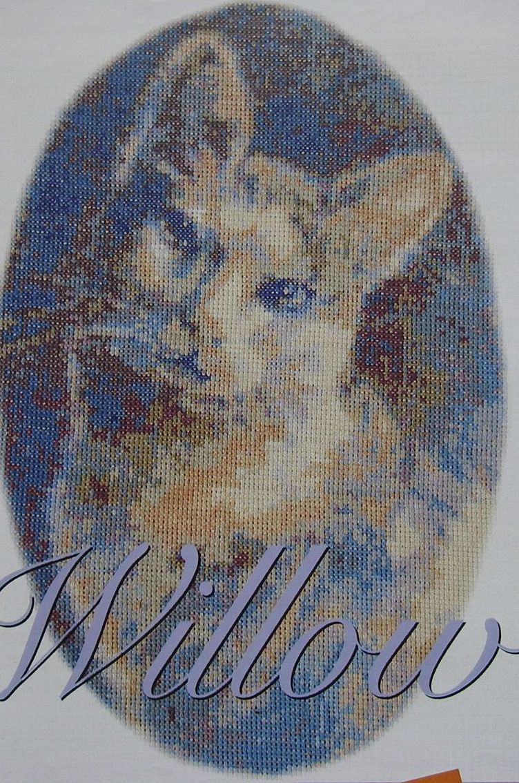 Richard Box: Willow the Mother Cat ~ Cross Stitch Chart