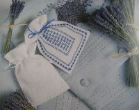 Lavender Bags ~ Pulled Work Embroidery Pattern