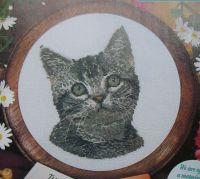 Cat Portrait ~ Cross Stitch Chart