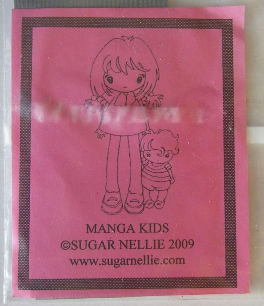 Sugar Nellie: Manga Kids ~ Rubber Stamp