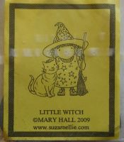 Sugar Nellie: Mary Hall - Little Witch  ~ Rubber Stamp