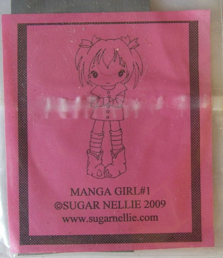 Sugar Nellie: Manga Girl 1 ~ Rubber Stamp