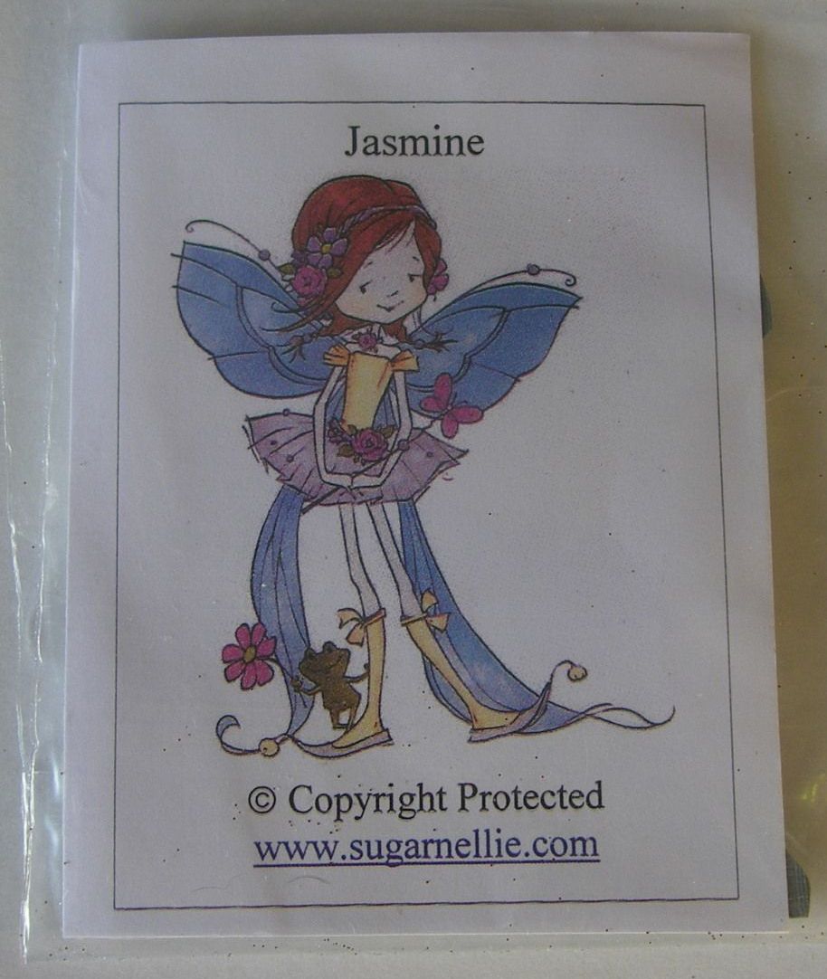Sugar Nellie: Jasmine ~ Unmounted Rubber Stamp