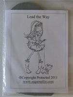 Sugar Nellie: Lead the Way ~ Unmounted Rubber Stamp