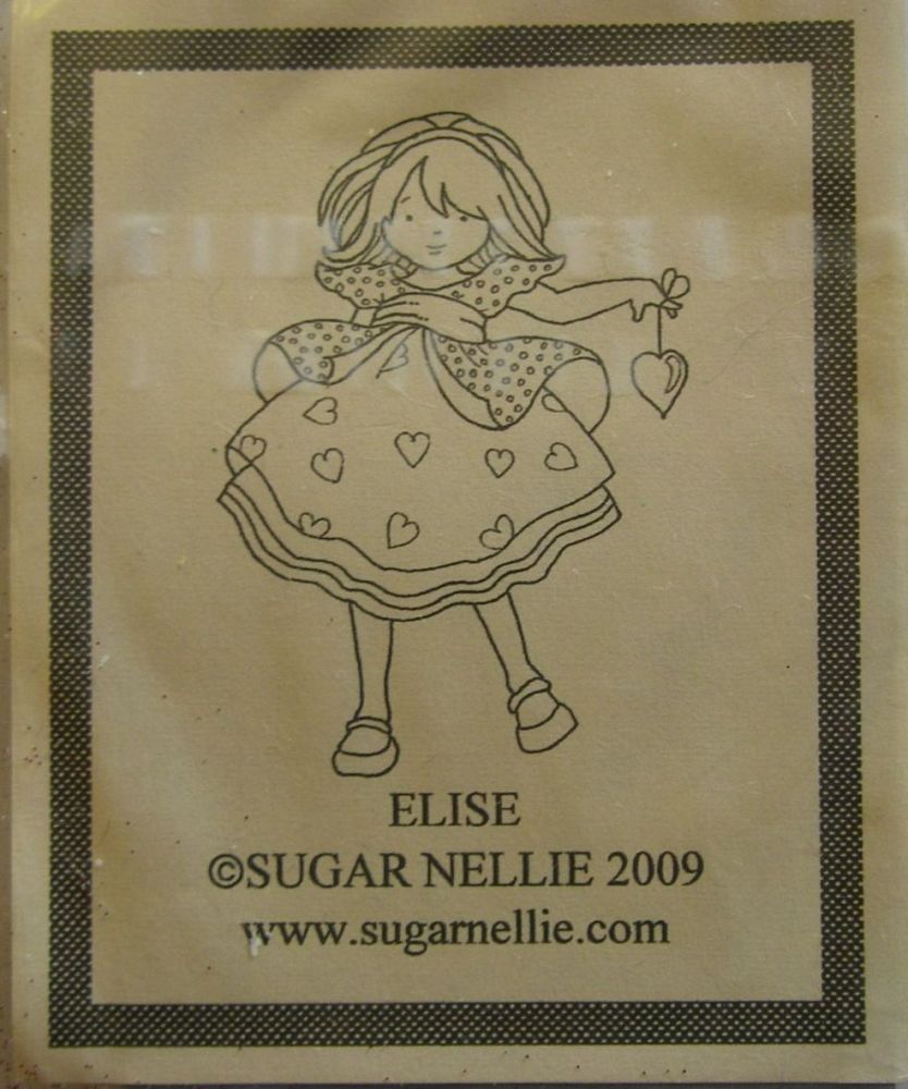 Sugar Nellie: Elise ~ Rubber Stamp