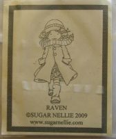 Sugar Nellie: Raven ~ Rubber Stamp