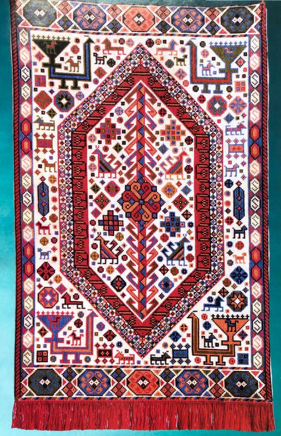 Kelims Carpet Wallhanging ~ Cross Stitch Chart