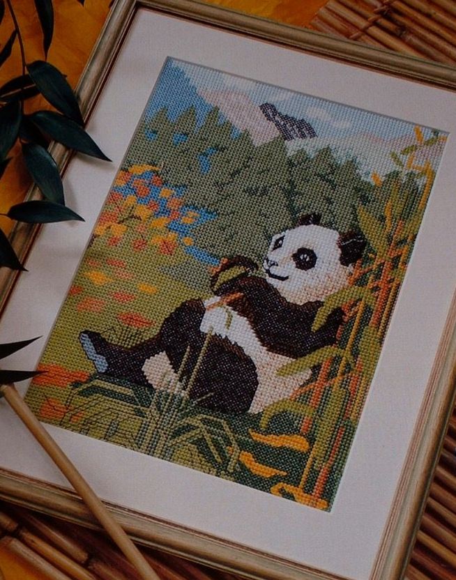 Giant Panda ~ Cross Stitch Chart