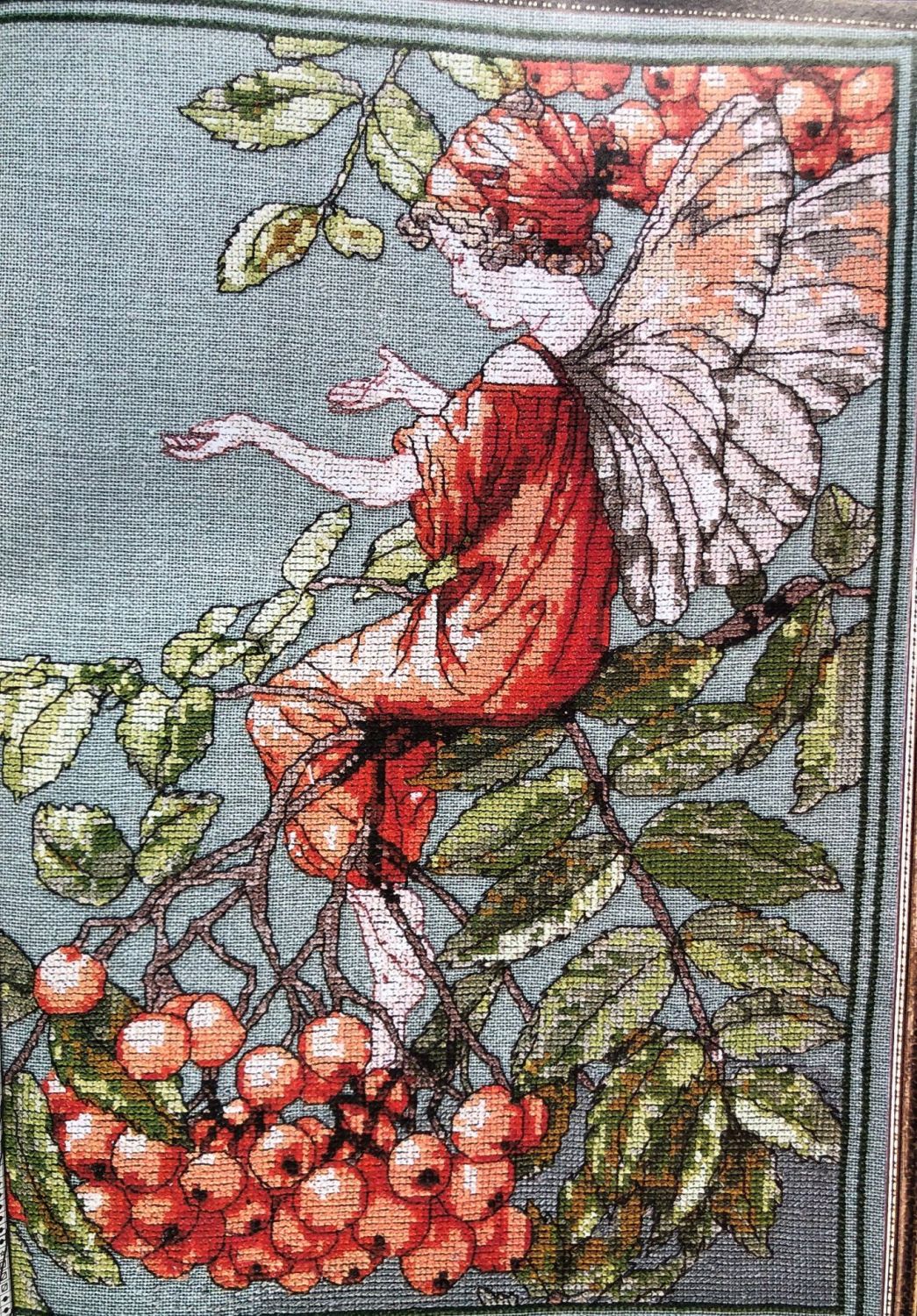 DMC Flower Fairies: The Mountain Ash Fairy ~ Cross Stitch Chart