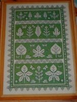 Assisi Leaves and Insects Sampler ~ Cross Stitch Chart
