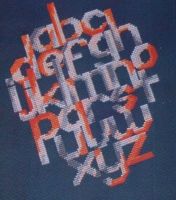 Abstract Alphabet Sampler ~ Cross Stitch Chart