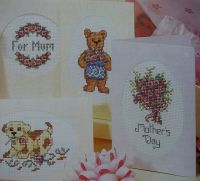 Six Mother's Day Cards ~ Cross Stitch Charts