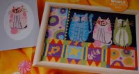 Three Colourful Cats ~ Cross Stitch Chart