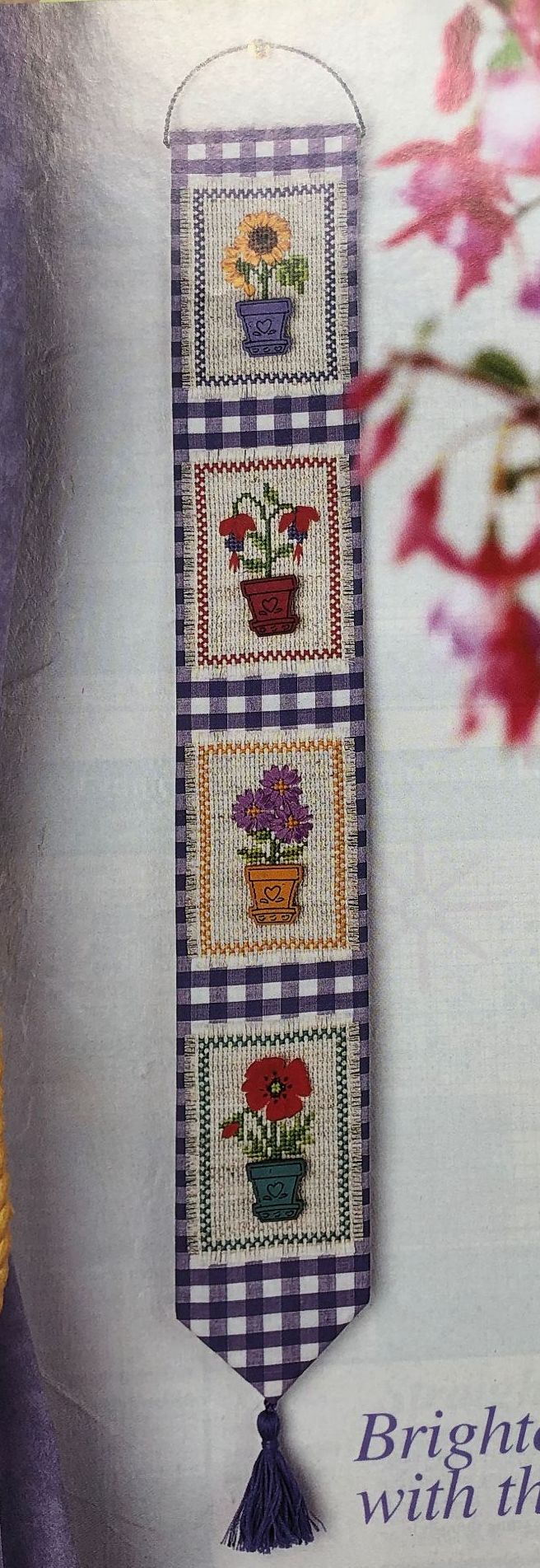 Summer Flowers ~ Ribbonwork Embroidery Pattern