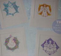 Christmas Nativity Assisi Cards ~ Four Cross Stitch Charts