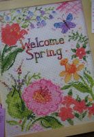 Welcome Spring Flower Sampler ~ Cross Stitch Chart