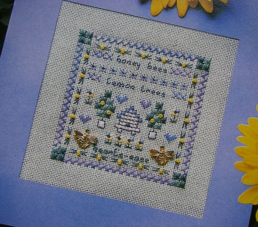 Honey Bee Sampler ~ Counted Thread Embroidery Pattern